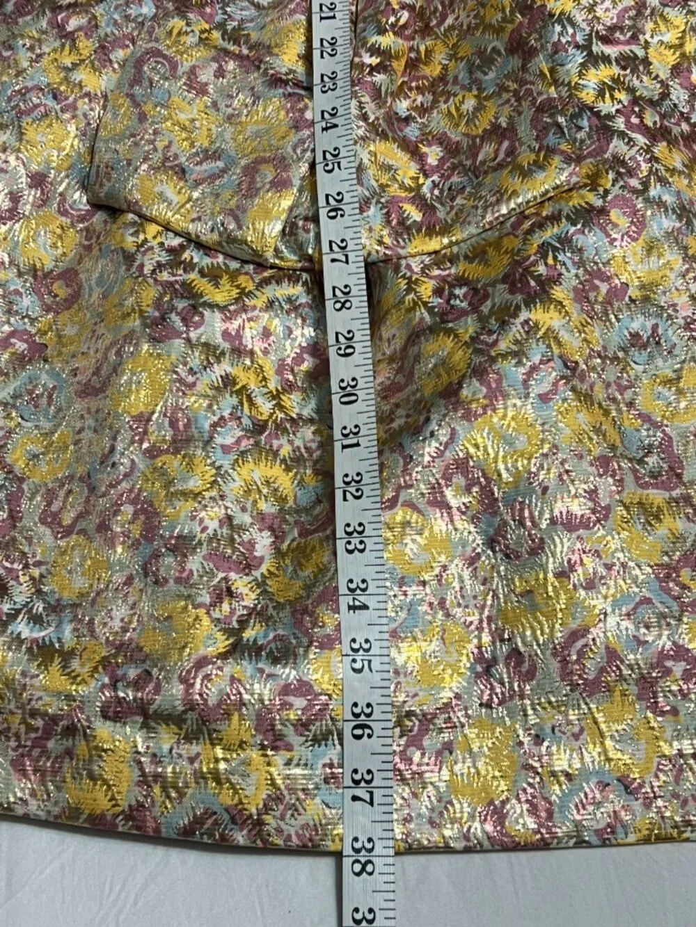Zac Posen Target 20W Metallic Jacquard Floral Fit Flare Cocktail Dress NWT